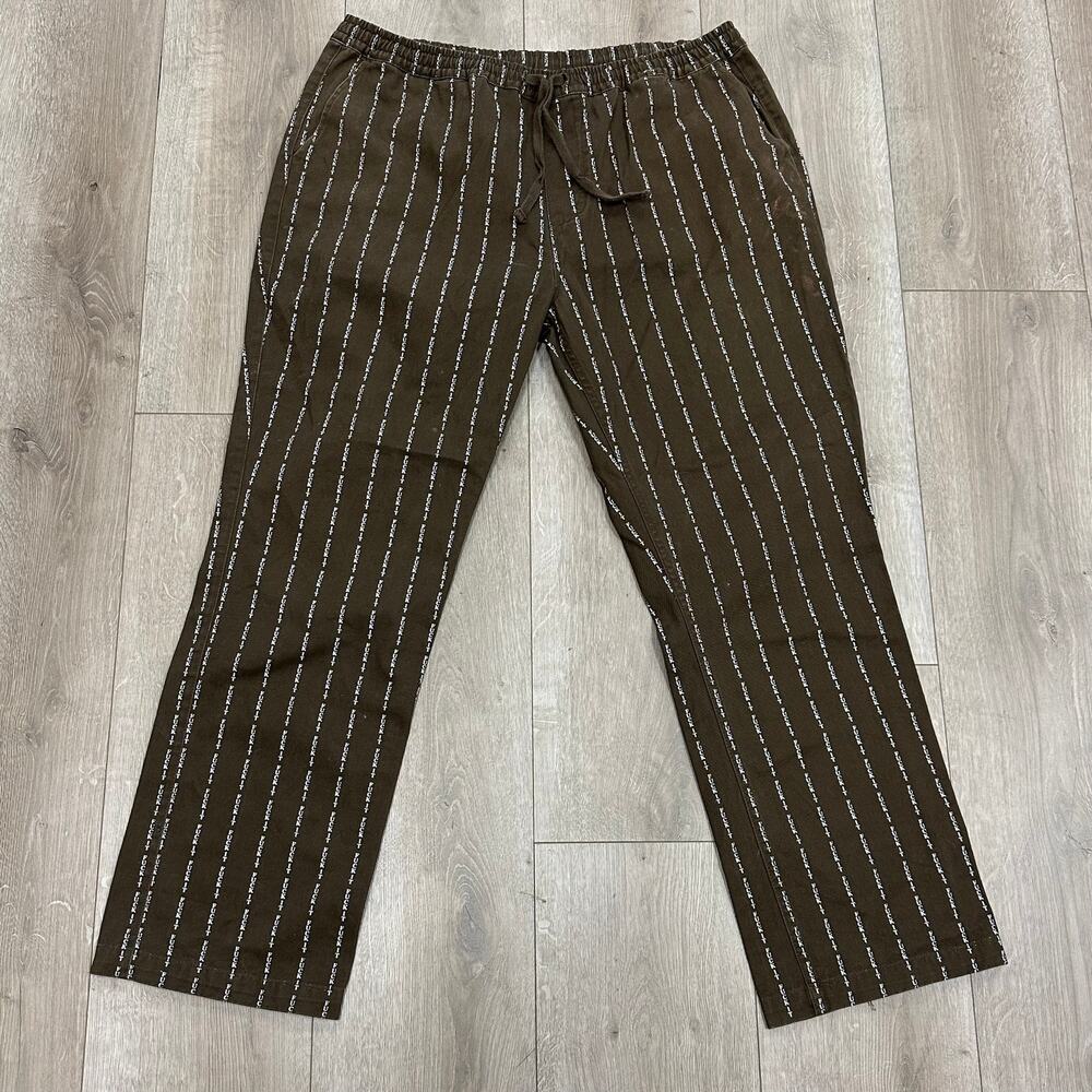 HUF F*ck It Core Brown Easy Lounge Pants Bottoms size XXL 2XL B29